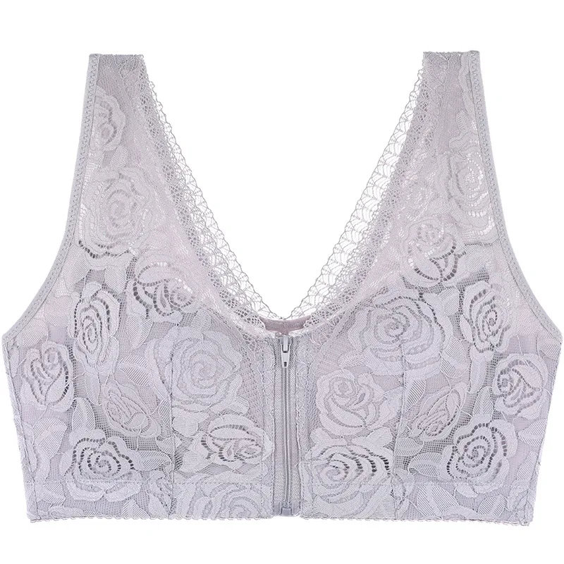 

Women Thin Floral Lace Bra Big Size Bras Push Up Bra Full Cup Sexy Lace Bras for Women Bralette 52 120E Plus Size