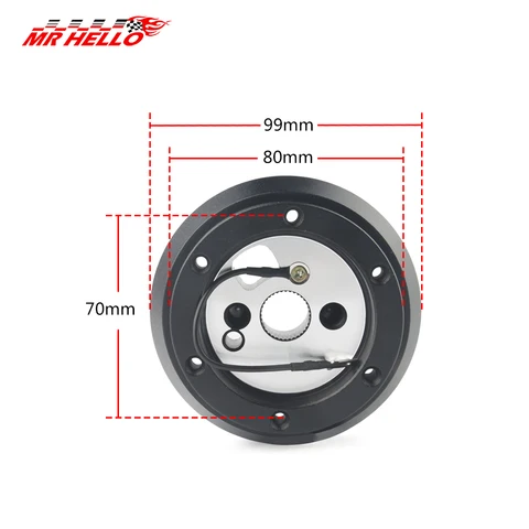 Алюминиевый Короткий адаптер ступицы рулевого колеса быстросъемный Комплект Boss для Jeep Cherokee 、 Chevrolet 、 Dodge SRT-4 、 Wrangler