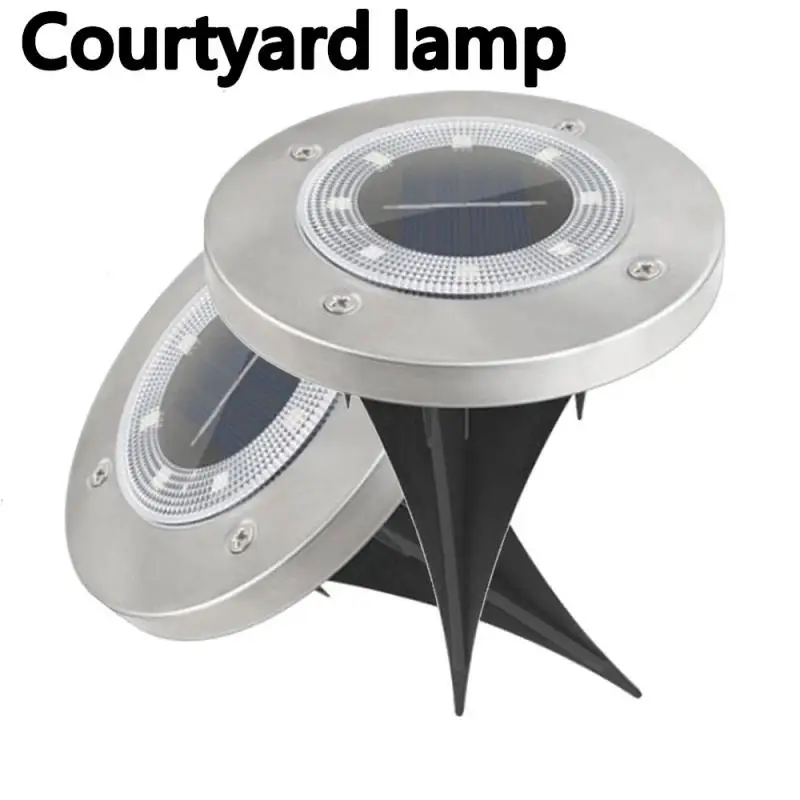 

Courtyard Lamp LED Solar Power Decking Lights Ground Floor Outdoor Garden Lawn Path Lamp 2020 Solar Lamps Outdoor Lighting