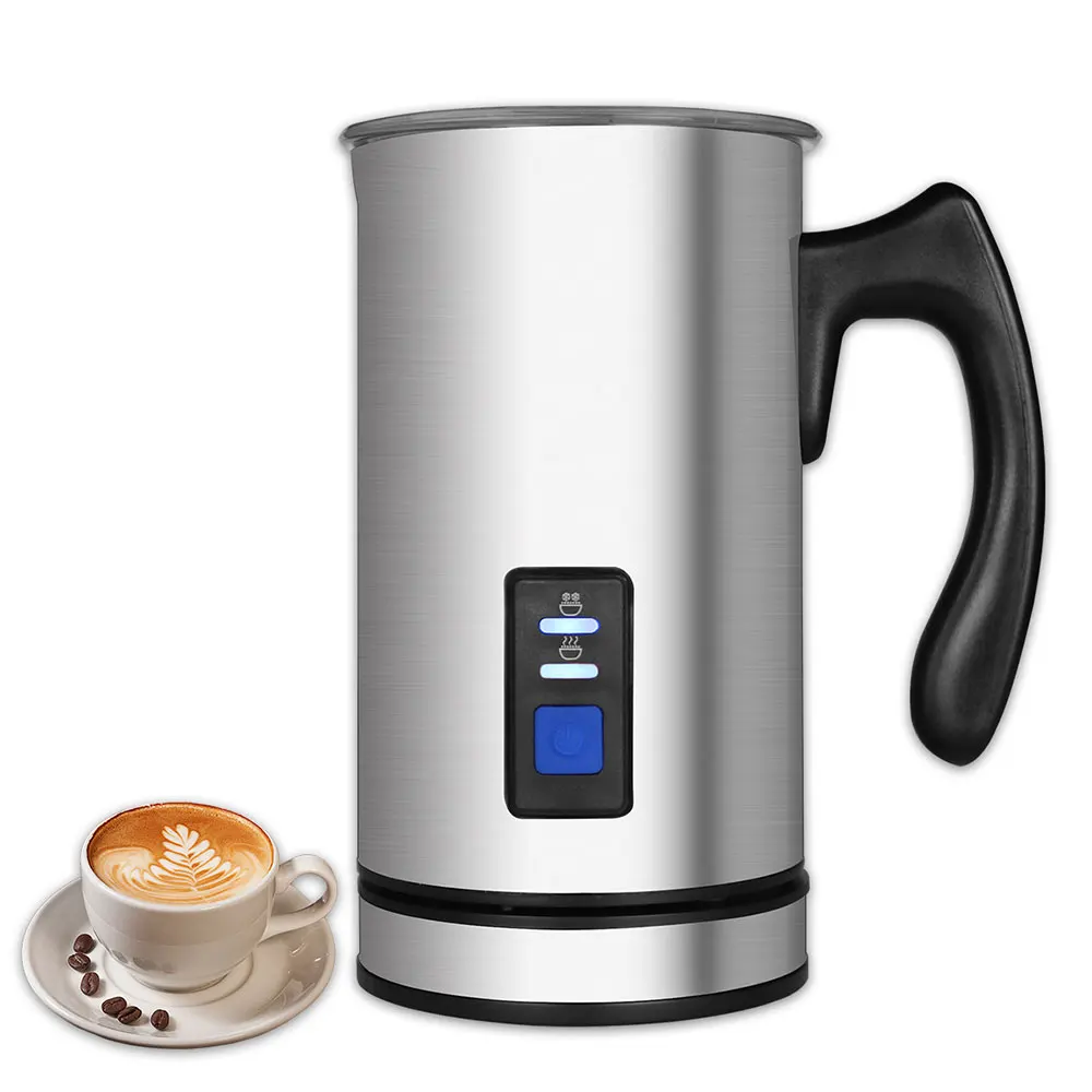

Automatic Electric Milk Frother Steamer Creamer Heater Hot And Cold Coffee Foam Commercial Domestic Latte Cappuccino Chocolate