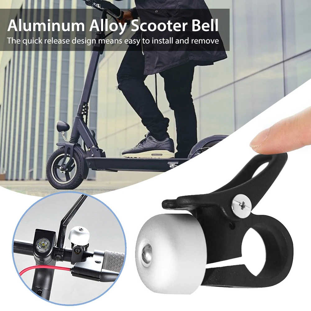 Scooter Bell Horn Ring Handlebar Alarm With Quick Release Mount For Xiaomi M365 Electric Skateboard | Спорт и развлечения