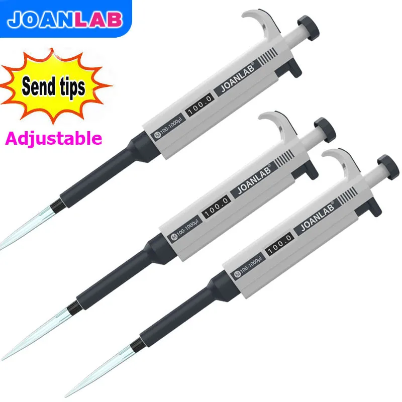 

JOANLAB Single Channel Manual Adjustable TopPette Pipette Pipettor Pipetaz lab Transfer Pipette range can choose