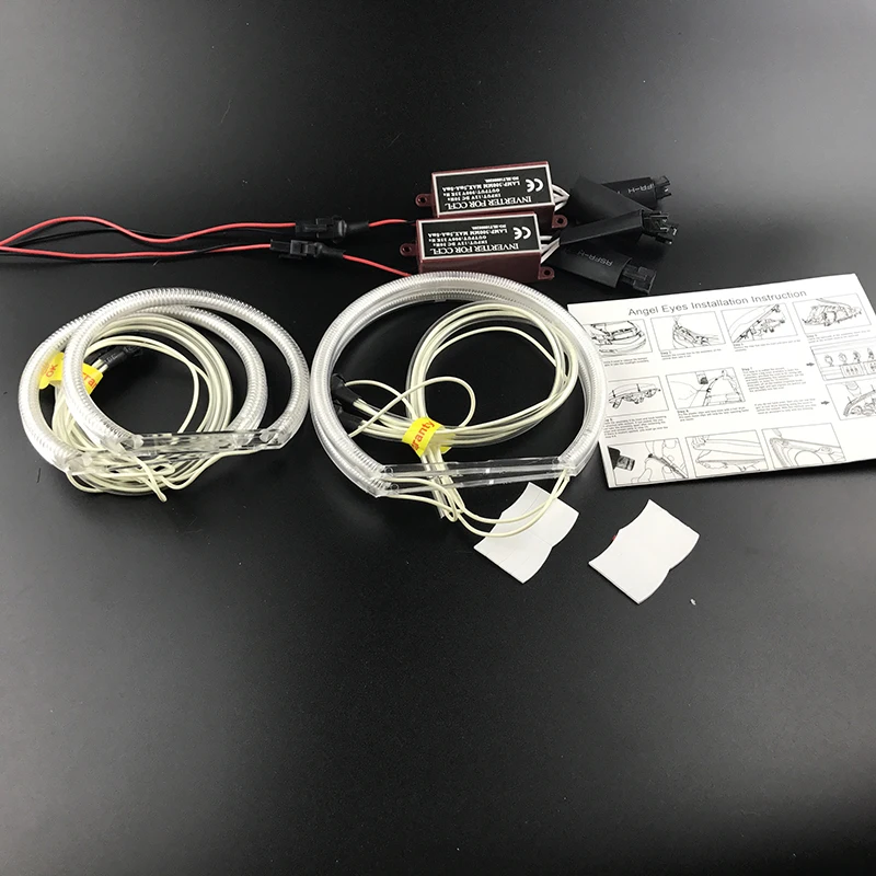 Комплект глаз ангела CCFL галогенная лампа с теплым белым кольцом ореола для BMW E60 E61