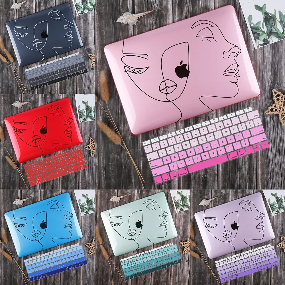 Чехол для MacBook Pro 13 16 дюймов 2020 A2338 A2251 пластиковый жесткий чехол с уникальными