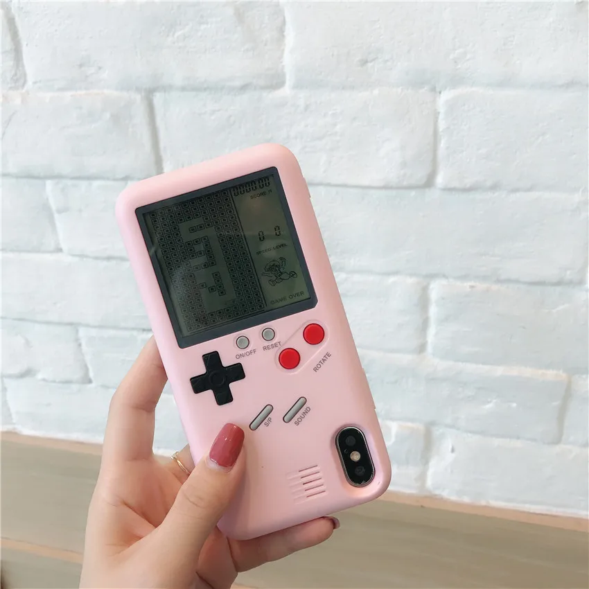 Чехол для телефона Tetris Retro 8 plus чехол Apple 7 /8 plus/X/XR/XS мягкий/ТПУ портативный отдыха