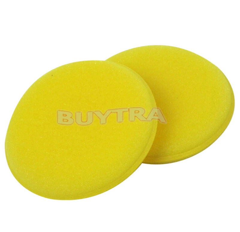 

12pcs Care Care Waxing Polish Wax Foam Sponge Applicator Pads For Clean Cars Vehicle Cleaning Tool Pad Round Sponge Polishing