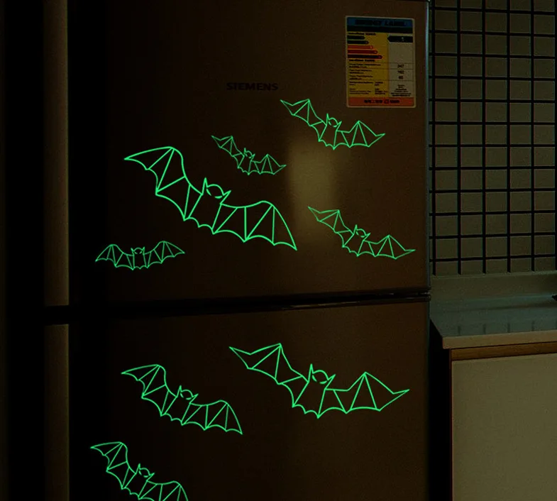 12 шт. 3D наклейки на стену летучая мышь | Дом и сад