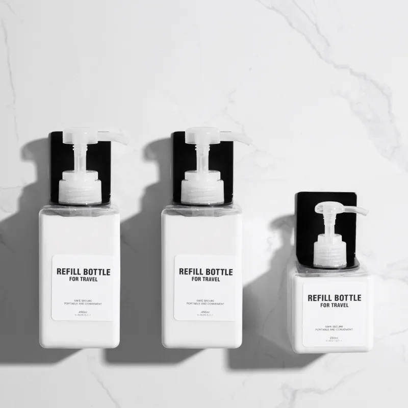 

Non Perforated Storage Rack Bathroom Shampoo Shower Gel Bottle Rack Bracket Hotel Hand Sanitizer Wall Shelf