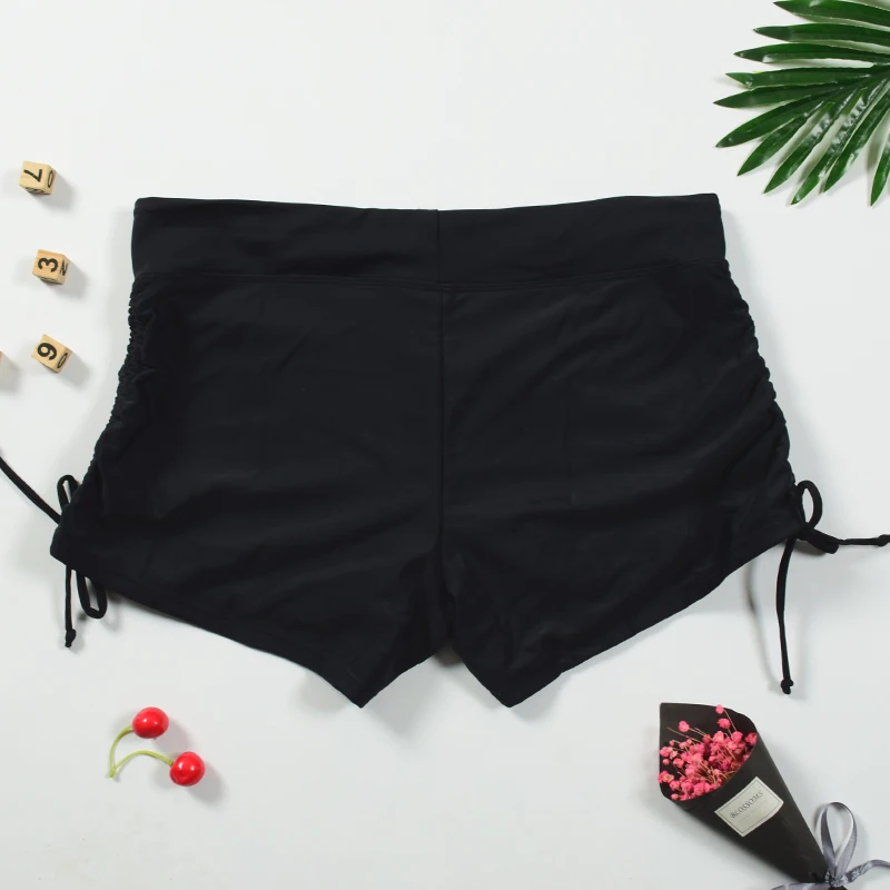 

Wholesale New High Waist new Women Sexy Solid Swimming Bandage Trunks Lady Shorts Bikini Swimsuit Triangle Swimwear Swim Shorts