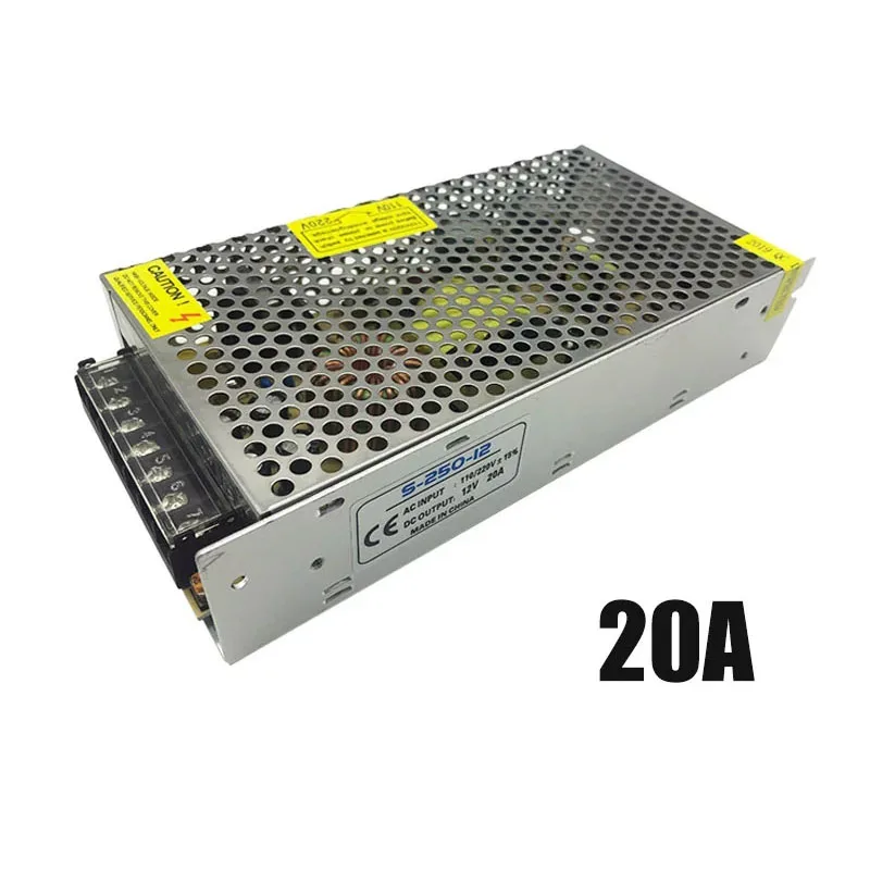 Мощность поставить DC12V 1A 2A 3A 5A 8.5A 10A 15A 20A 30A трансформаторы для Светодиодный