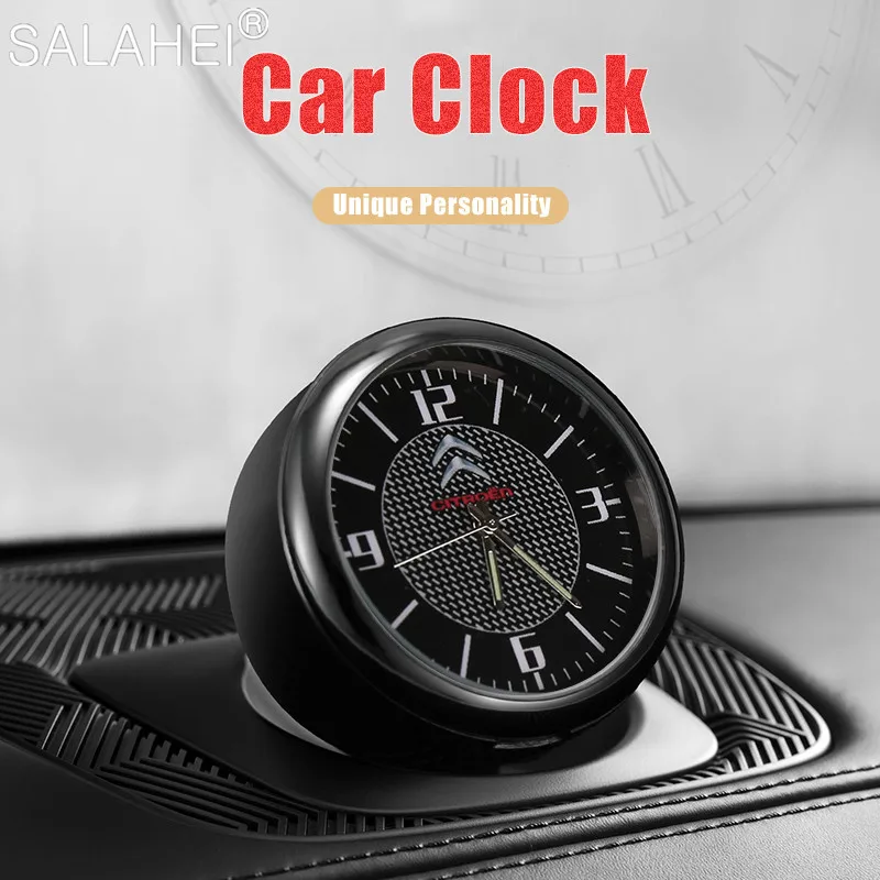 

Luminous Car Internal Air Vent Dashboard Quartz Mini Clock For Citroen C3 DS3 C2 C4 Aircross Berlingo C1 Elysee Picasso C5 Xsara