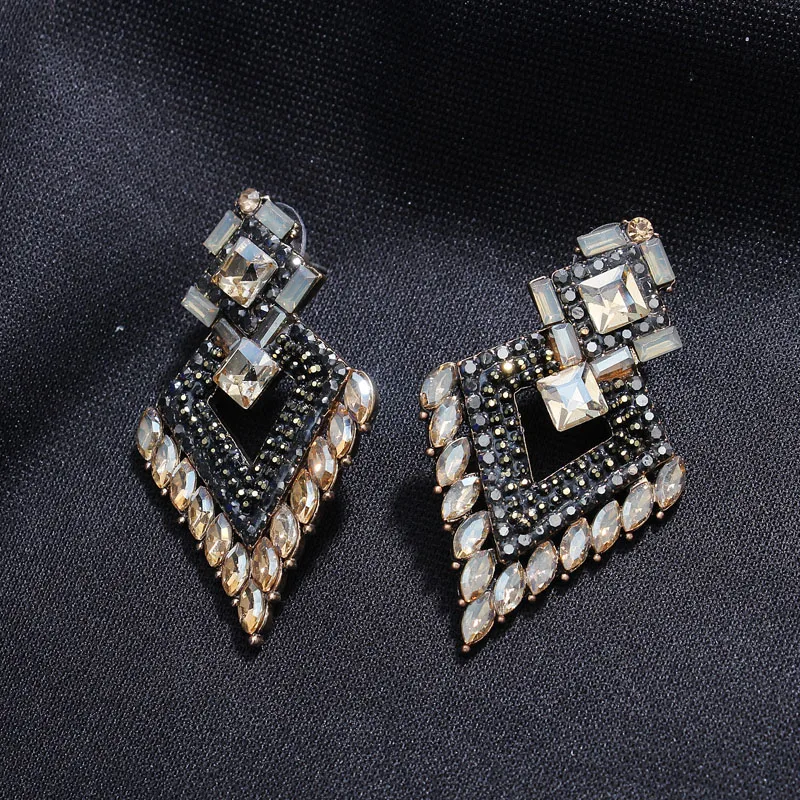 Ztech подвески со стрелками геометрические винтажные металлические с кристаллами