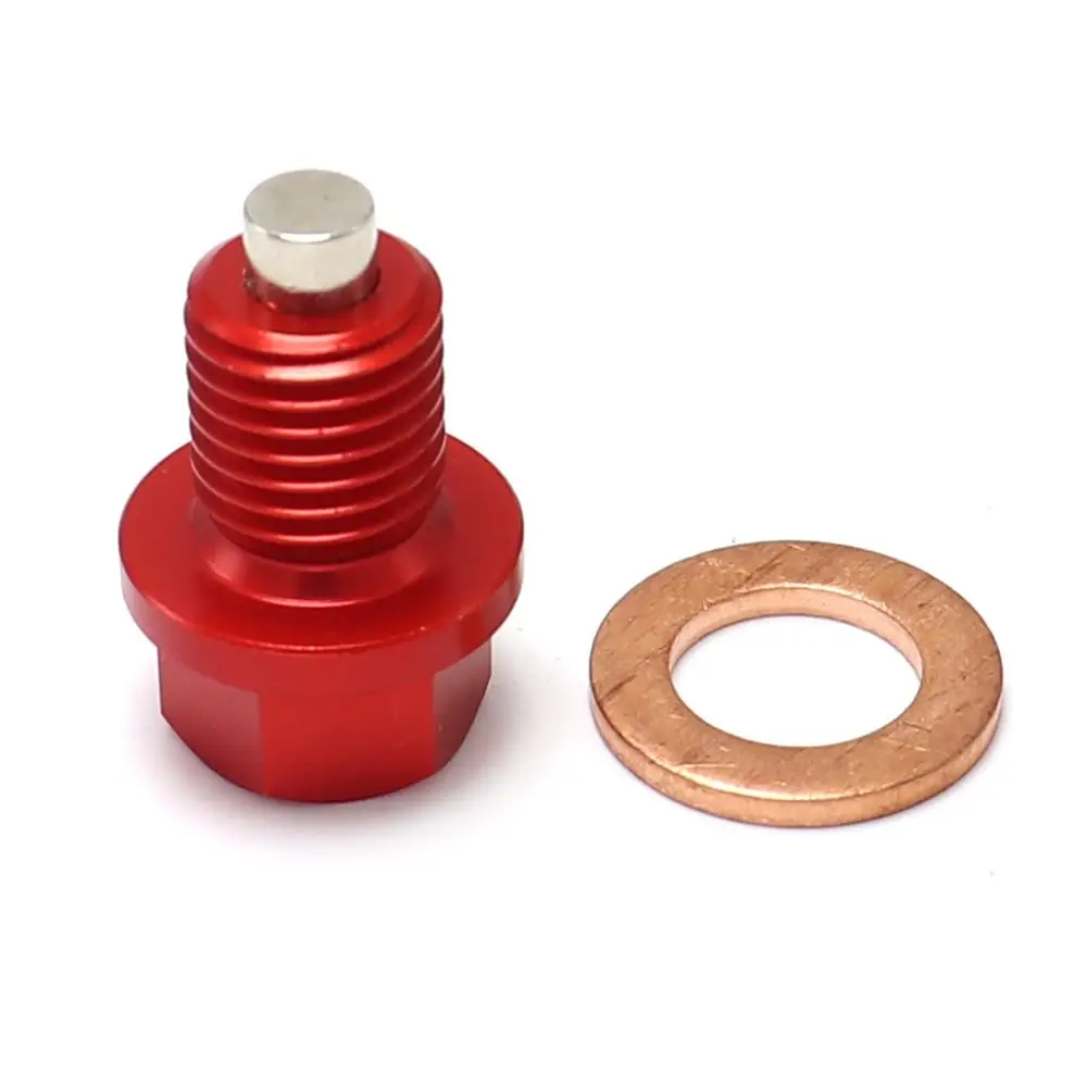 

CNC Billet Aluminum Magnetic Oil Drain Plug Bolt For HONDA XR50R CRF50F CR85R CR125R CR250R CRM250R CRM250AR CRF250L XR250 XR400