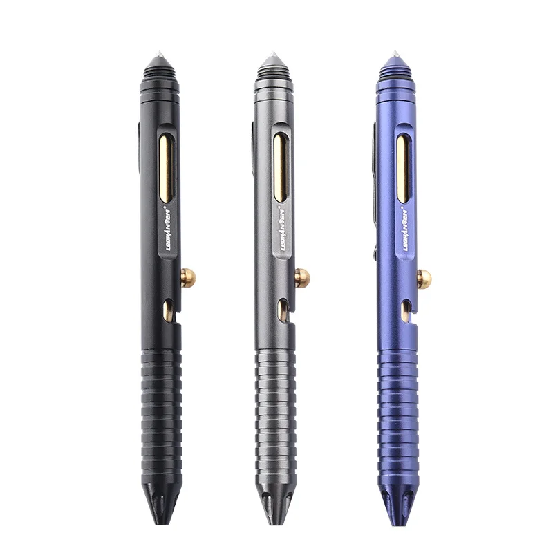 

Practical Tactical Pen Tungsten Steel Glass Breaker Self Defense Tactical Survival Pens Multifunction Brass Whistle Defence Pen
