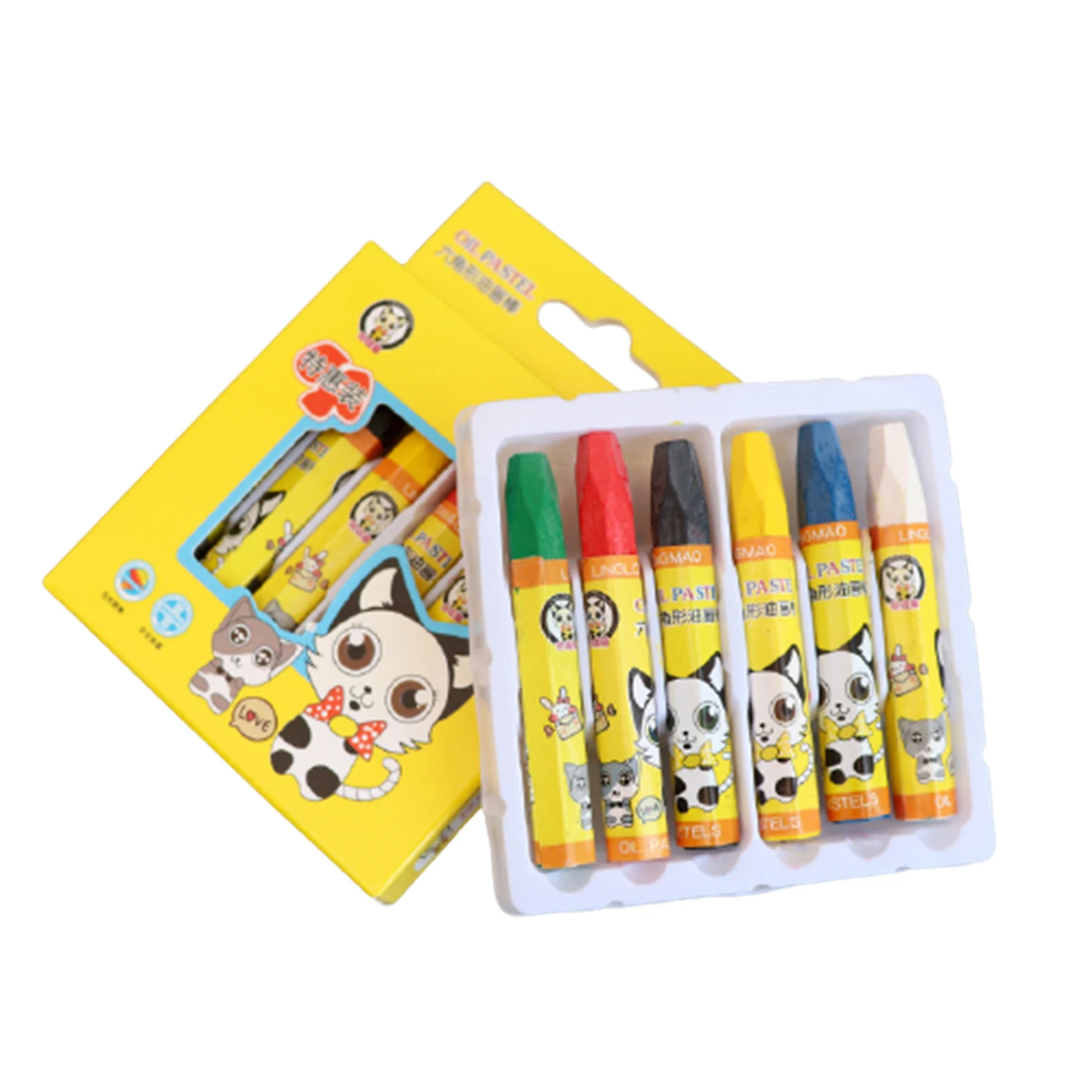 Разноцветные разноцветные карандаши для рисования маслом NIN668 | Дом и сад