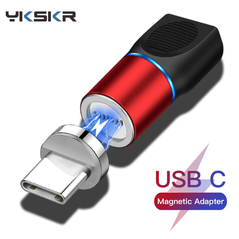 

New Type C Magnetic Adapter 3A Fast Charging Type C Female to Male Converter For Android Type C Transfer Micro USB Connector