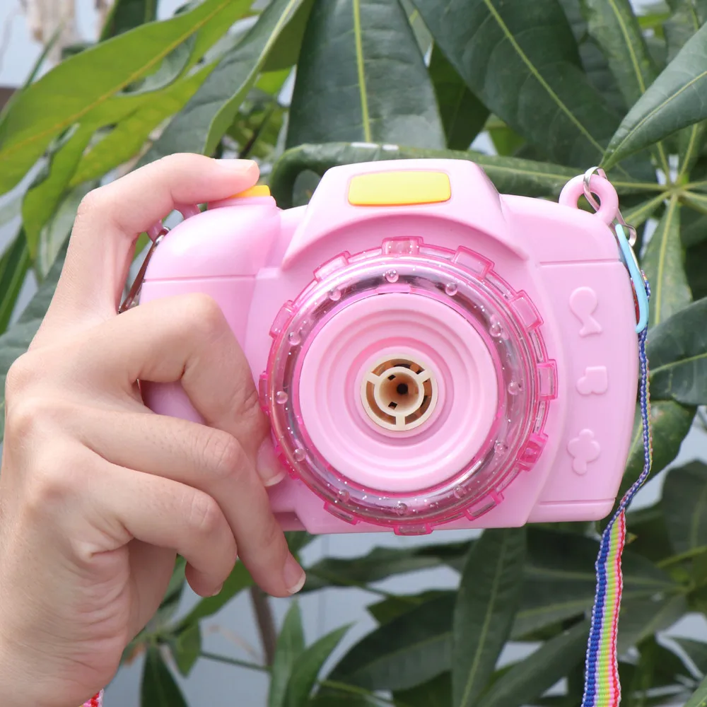 2020 забавная Волшебная музыкальная камера пузырьковая воздуходувка машина