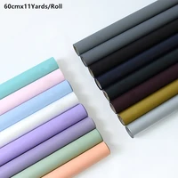 60cm11yards roll new color fog flowers wrapping paper thick waterproof papers bouquet gift packaging materials pearl paper