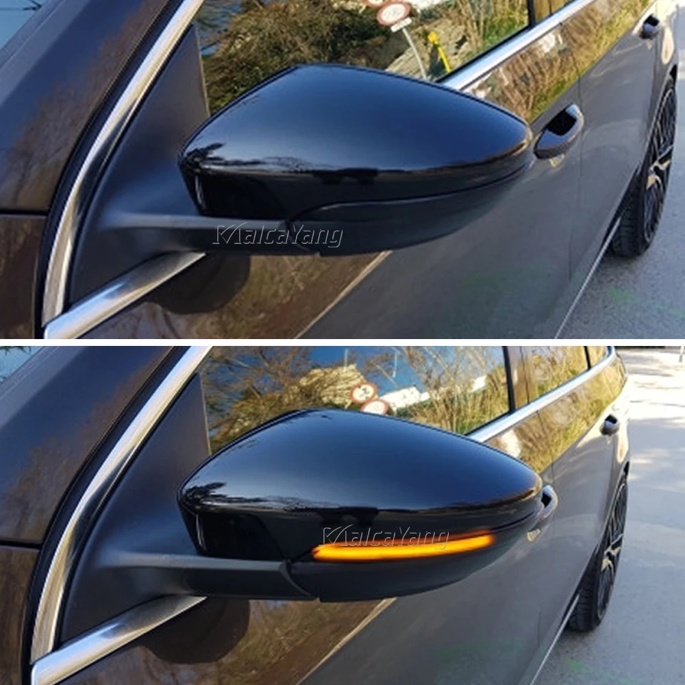 

Car LED Dynamic Turn Signal Light For Volkswagen VW Passat B7 CC Scirocco EOS Beetle Side Wing Mirror Flasher Indicator Blinker