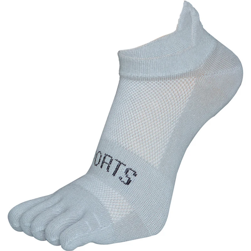 Носки с пятью пальцами дышащие бархатные ультратонкие невидимые Нескользящие