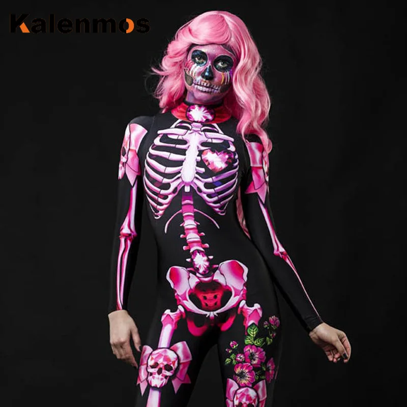 KALENMOS костюм на Хэллоуин сексуальный комбинезон женский эластичный вечерние