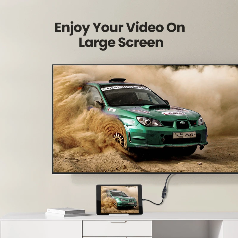 Micro HDMI совместимый адаптер UGREEN высокоскоростной штекер гнездо HD 4K 3D для Raspberry Pi 4