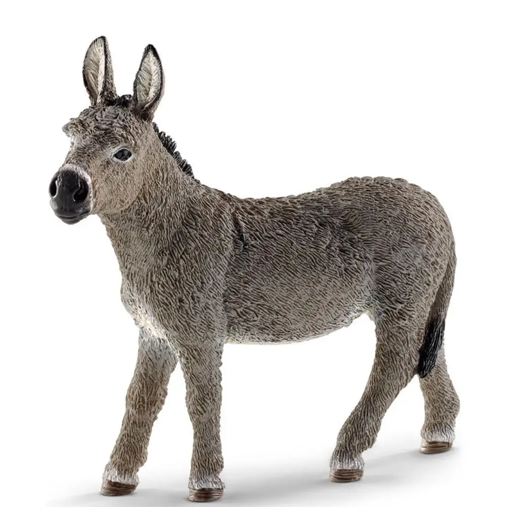 

3.7inch Simulation Forest Wild Donkey Wildebeest Plastic Animals Mini Figure Model Toys