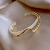 origin summer korean fashion shell gold bracelet for women unique design irregular twisted bracelet party gifts jewellery