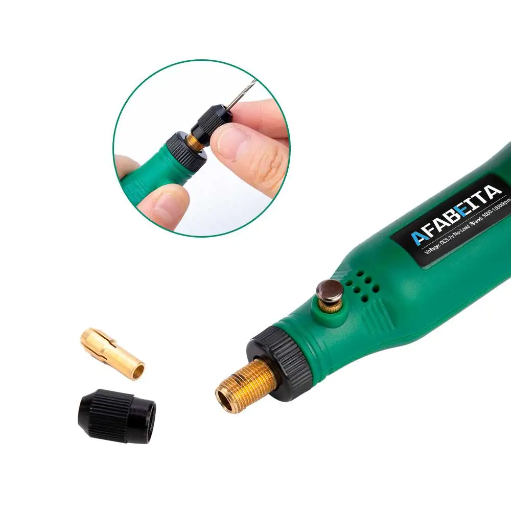 

USB 5V DC 10W Mini Wireless Grinding Machine Variable Speed Rotary Tools Kit Drill Engraver Pen for Milling Polishing