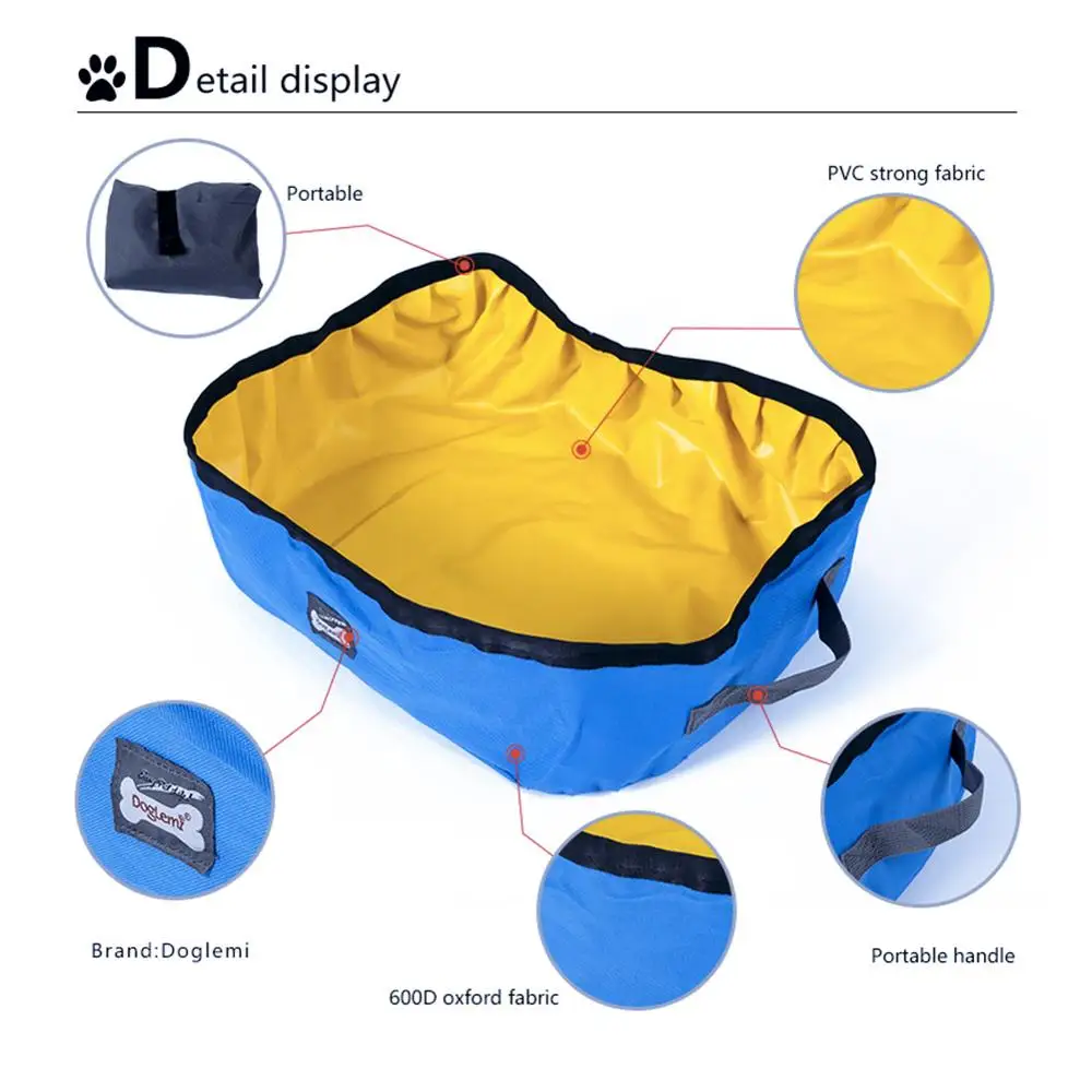 Fashion Travel Foldable Portable Outdoor Cat Litter Waterproof Collapsible Box Kitten Toilet Training Bedpan | Дом и сад