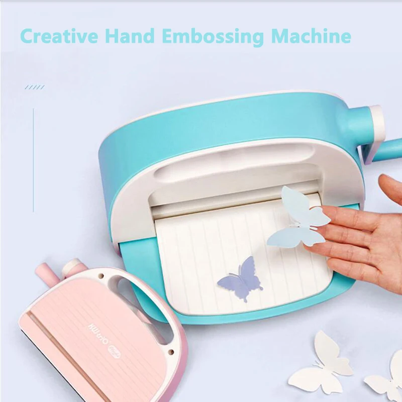 Die Cutting Embossing Machine Scrapbooking Cutter Piece Die Cut Paper Cutter Die-Cut Machine Home DIY Clothing Tag Embossing Die