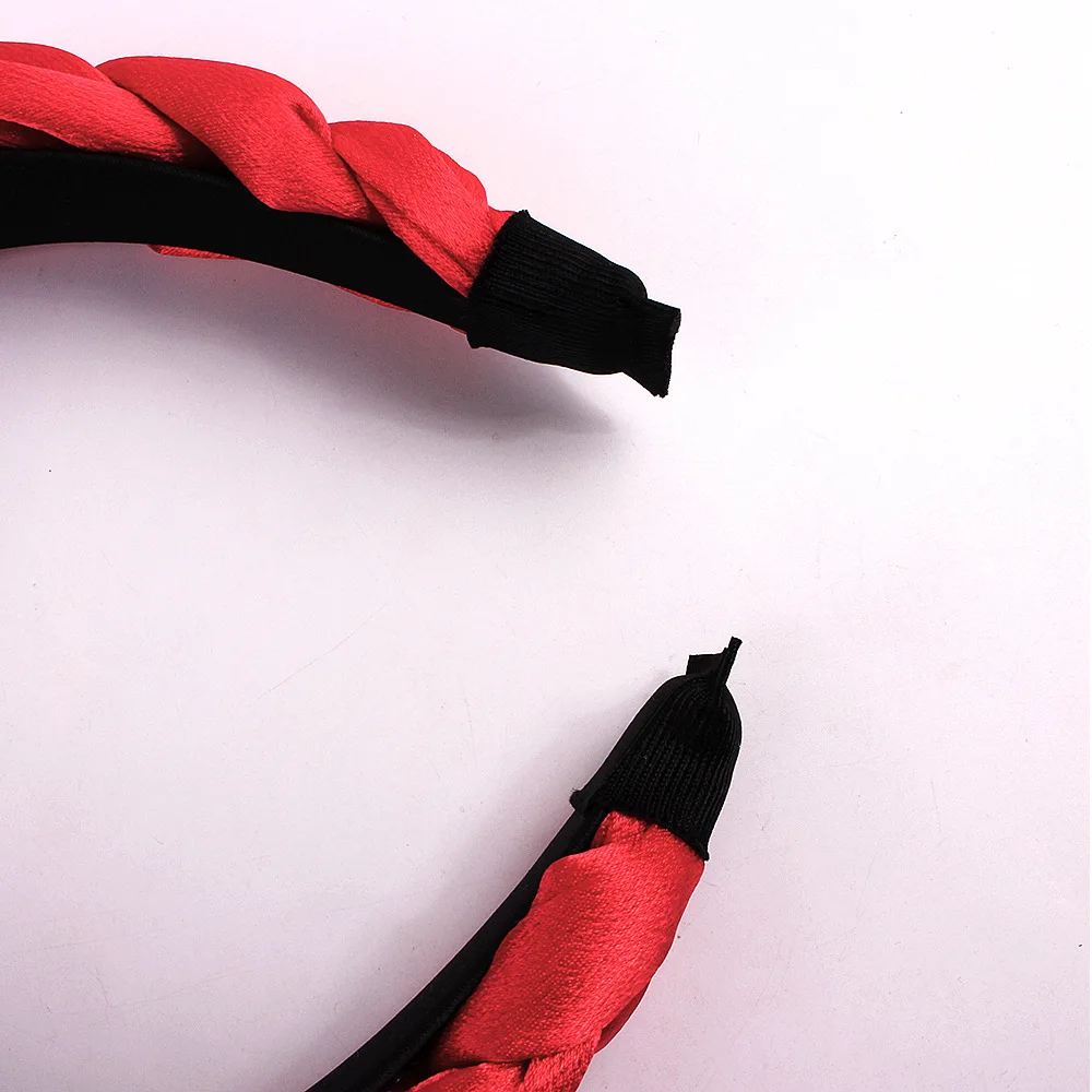 Обруч для волос вельветовый Женский однотонный Широкий объёмный ободок в