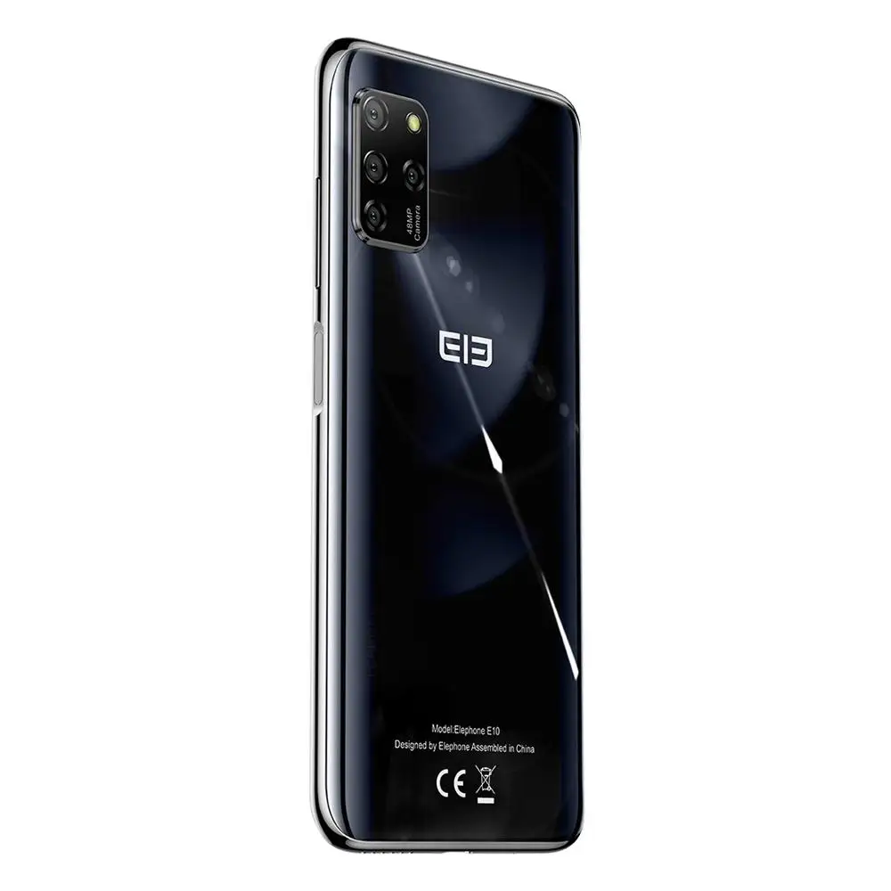 ELEPHONE E10 восьмиядерный смартфон 4 Гб 64 6 5 "Экран Quad Камера 48MP Android 10 NFC сбоку