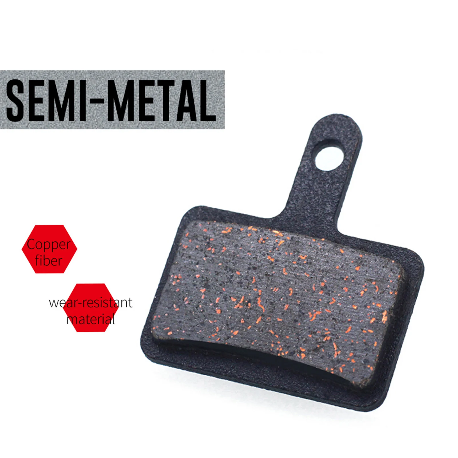 

4 Pairs Bicycle Brake Pads Mountain Bike Disc Brake Pads Replacement for M355 Bicycle Accessories