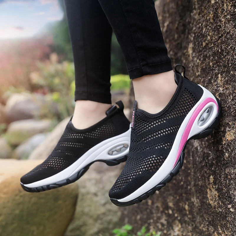 Женские кроссовки для бега на увеличенной высоте летние женская обувь