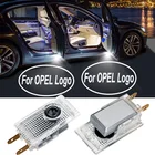 Светодиодный Па-проектор для дверей автомобиля, светодиодная эмблема, Призрачная тень, шаг вежливости, 12 В, 1-20 пар, логотип Opel