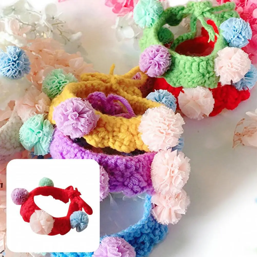 

Ожерелье для домашних животных шерстяной пряжи шарф для домашних животных долговечная пушистая красивая одежда для домашних животных трик...