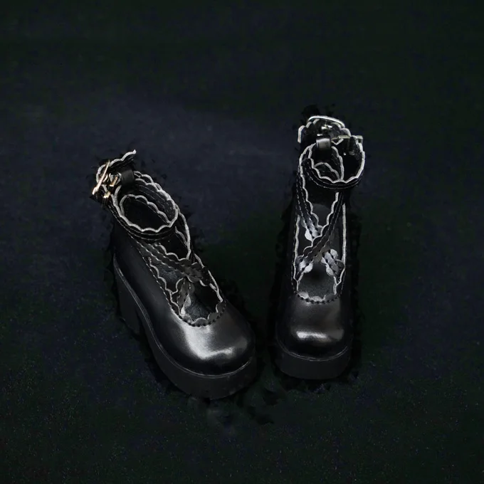 

1/4 1/3 scale BJD SD doll high-heel boots Lace shoes for MSD SD13 girl doll accessories . not include doll and other C0623