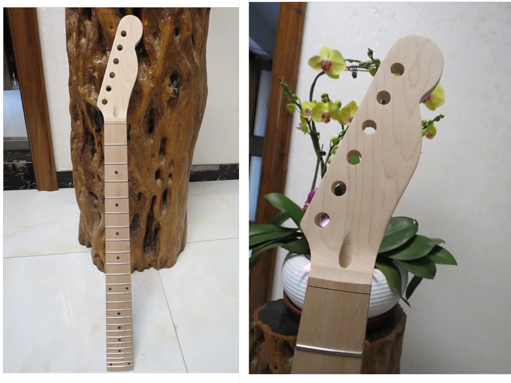 24 лада кленовый Telecaster сменная шейка с кленовым деревянным грифом Новинка | Спорт