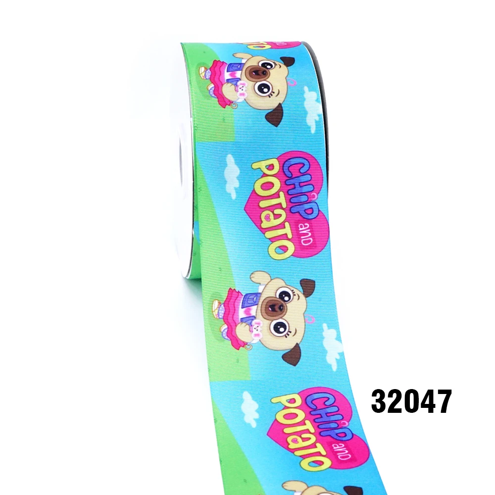50 ярдов мультфильм напечатанный grosgrain ленты 32163
