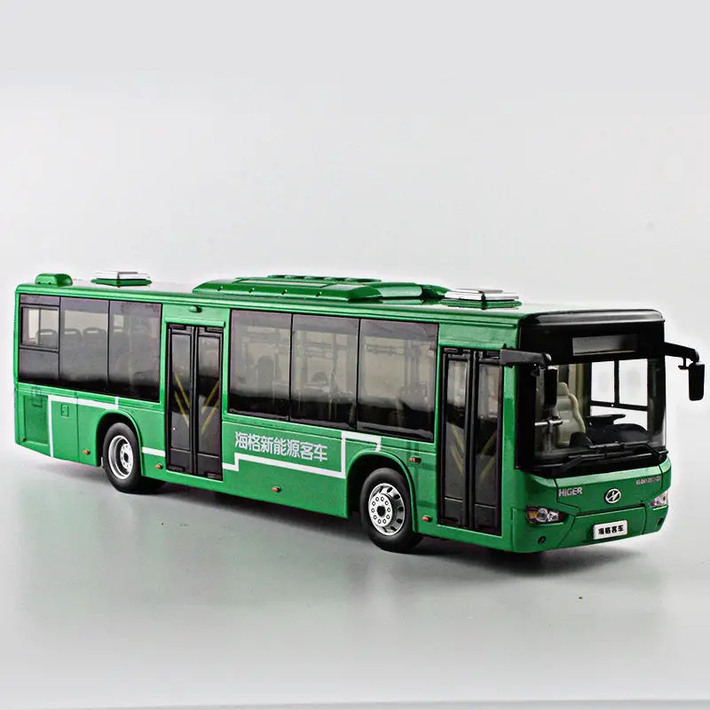 1:42 масштаб литой HIGER B92H KLX6125 городской автобус модель Higer Новая Энергия