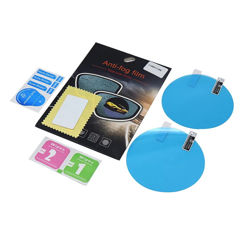 Зеркальная защитная пленка заднего вида для автомобиля 2 шт. противотуманная