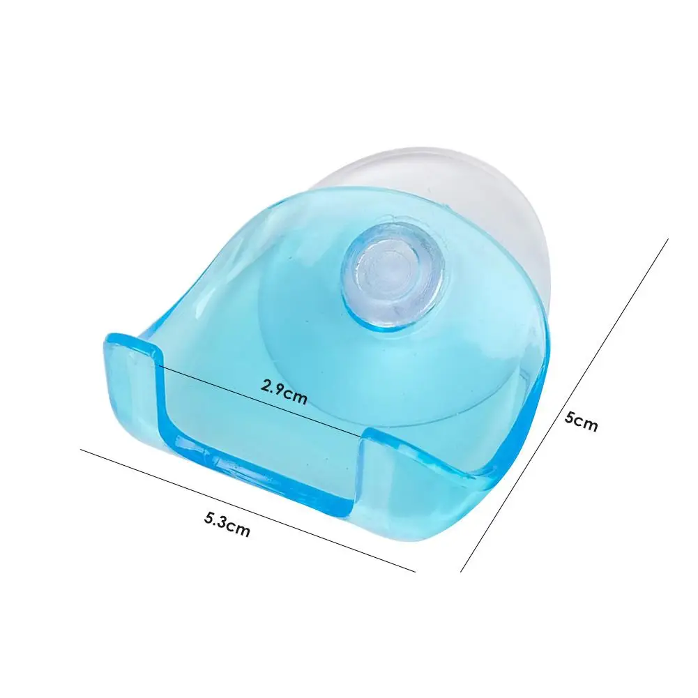 2pcs plastic shaver holder washroom wall sucker suction cup hook razor bathroom shaver hanging rack clear storage shelf free global shipping