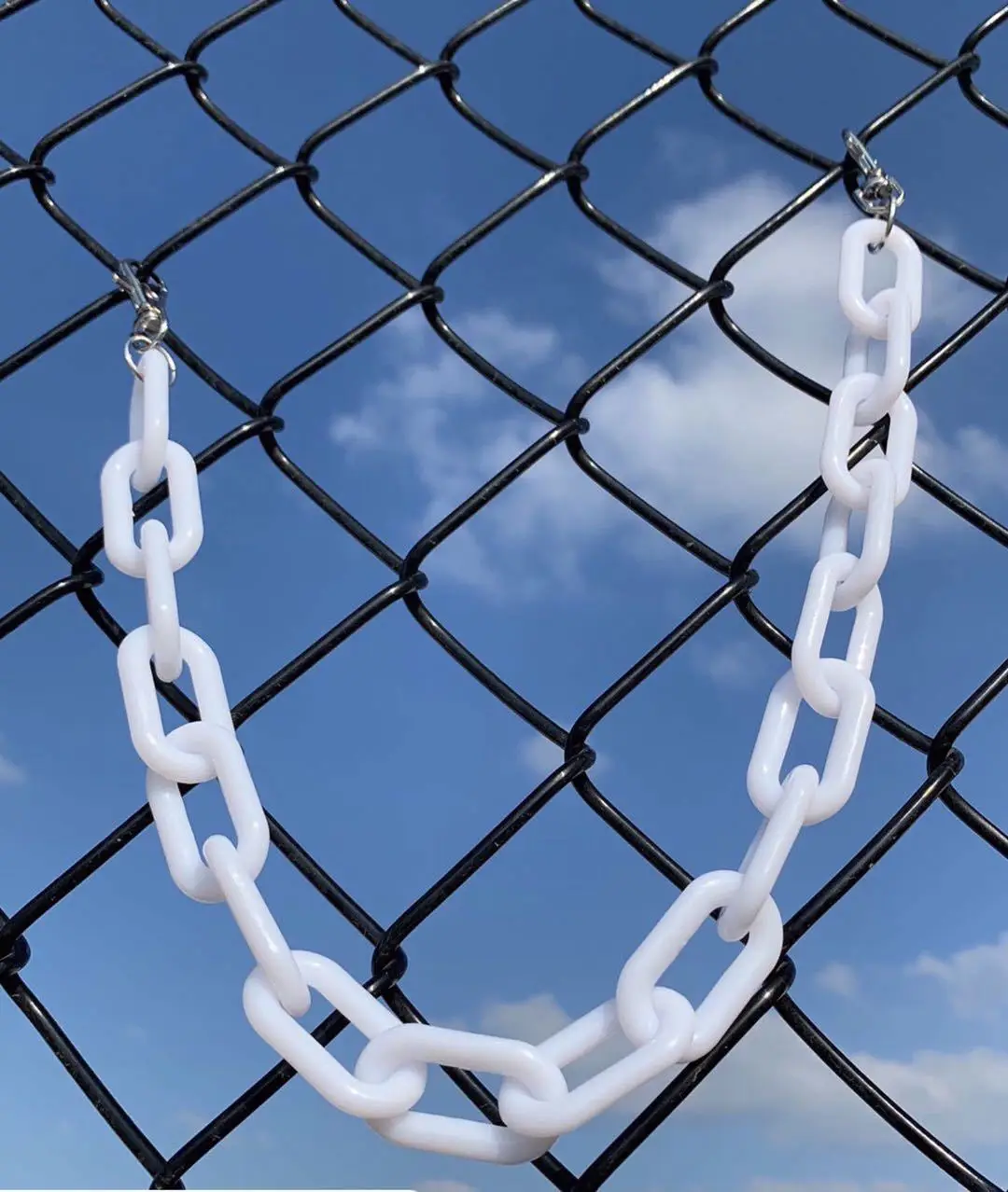 

Acrylic Hip-hop Punk Rock Metal Pants Waist Chain Men Women Key Chain Unisex Jewelry Gift