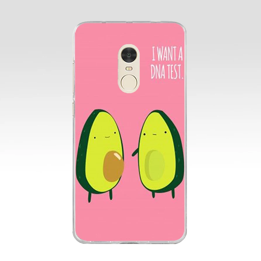 Симпатичный мягкий силиконовый чехол из ТПУ с принтом авокадо 071FG для телефонов