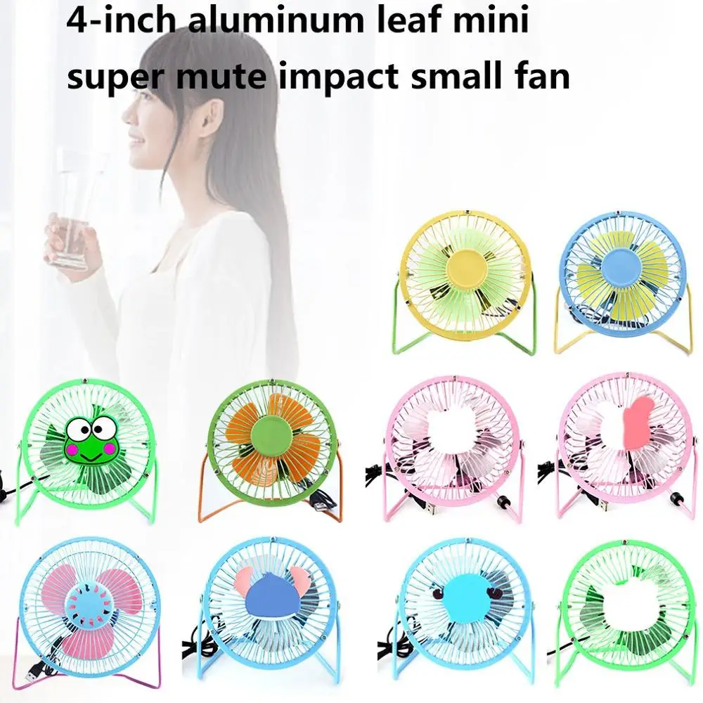 Новый 4 дюймовый компактный настольный энергосберегающий тихий вентилятор Супер