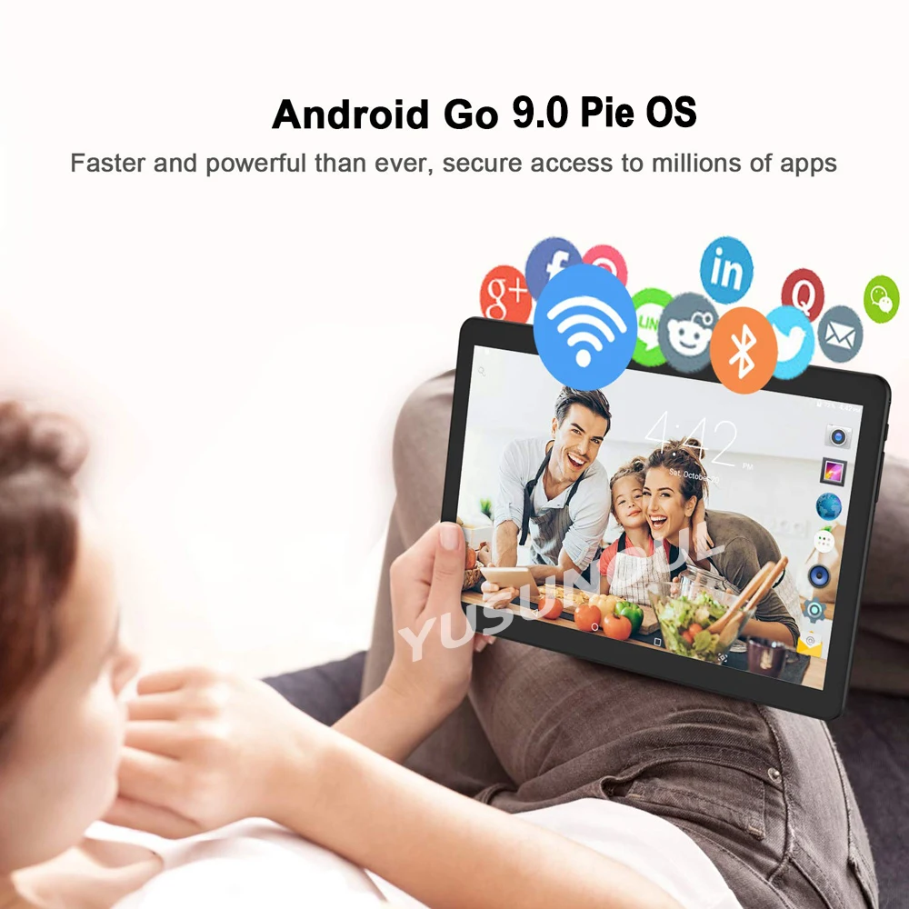 Новый Android Play Store 10-дюймовый планшетный ПК 9 0 4 ядра Google Market 3G телефонные звонки две