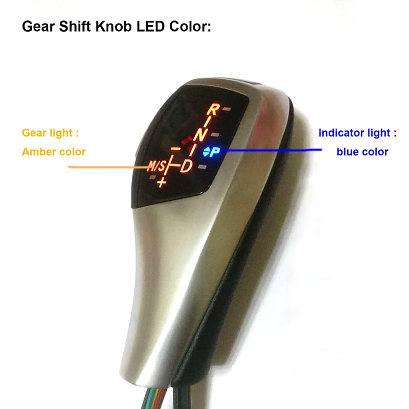 Автомобильный светодиодный Селекторный рычаг рукоятка для рычага переключения