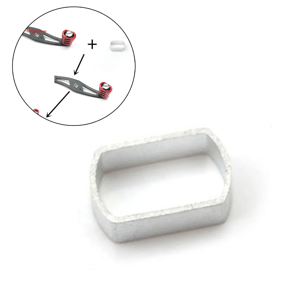 

Aluminum Alloy Fishing Reel Conversion Adapter For Assembly Hole Tube 8*5mm To 7*4mm M7 Screw Cap Fishing Accessories