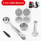 Icafilas многоразовые кофе капсулы одноразовые фольги s уплотнение нержавеющей стали для Modo Mio фильтр Pod алюминиевая фольга кофе машина